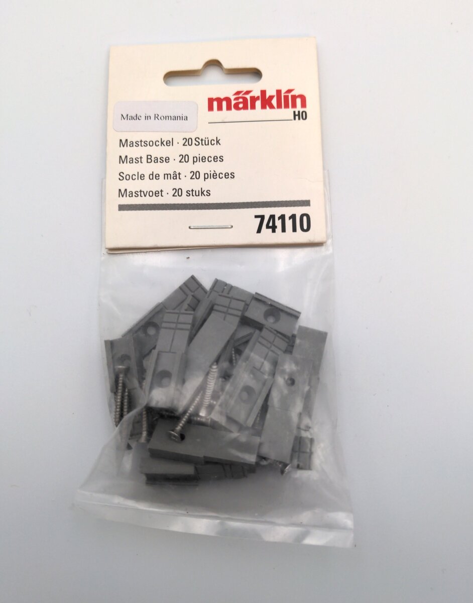 Marklin 74110 HO Mast Base (Pack of 20)