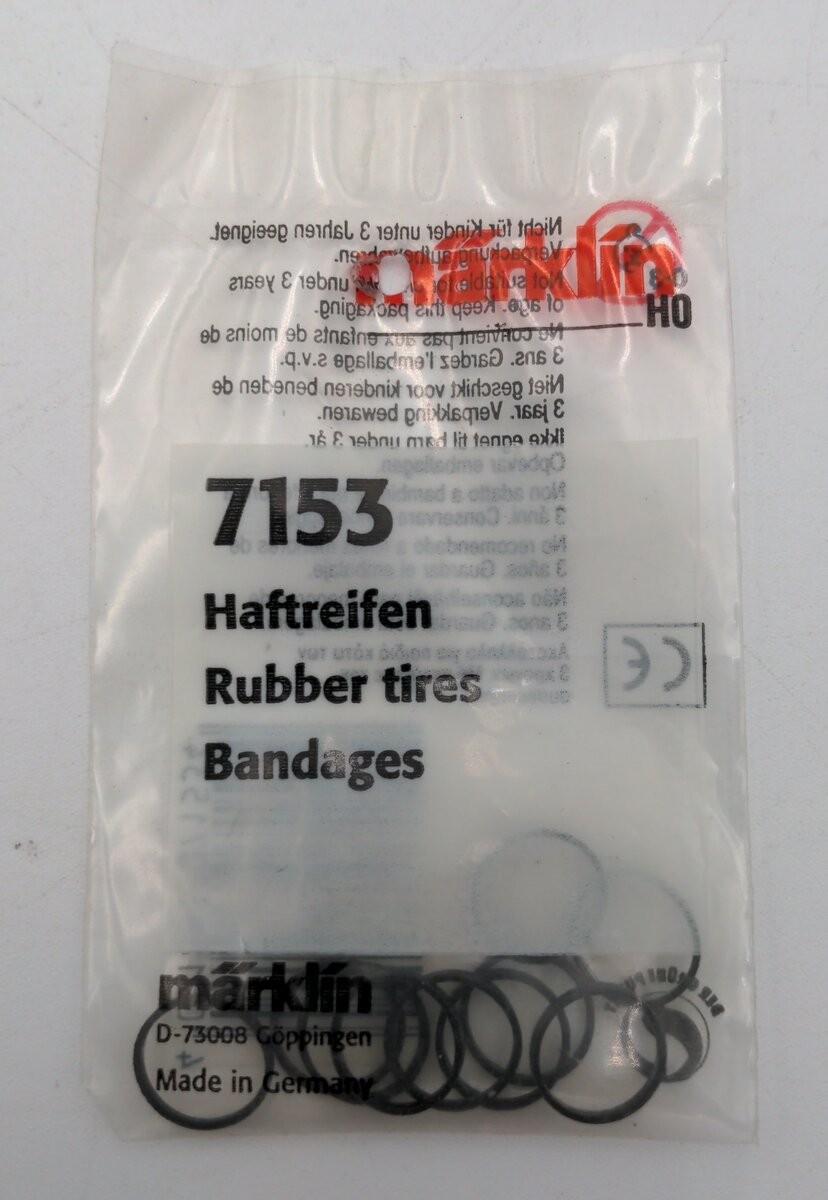 Marklin 7153 HO Traction Tires (Pack of 10)
