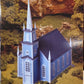 Atlas 708 HO 19th Century Church Plastic Building Kit