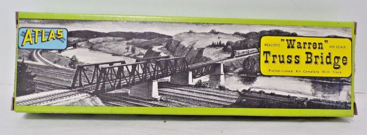 Atlas 83 HO Scale Warren Truss Bridge Kit