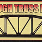 Atlas 2070 N Code 55 Black Through Truss Bridge Kit