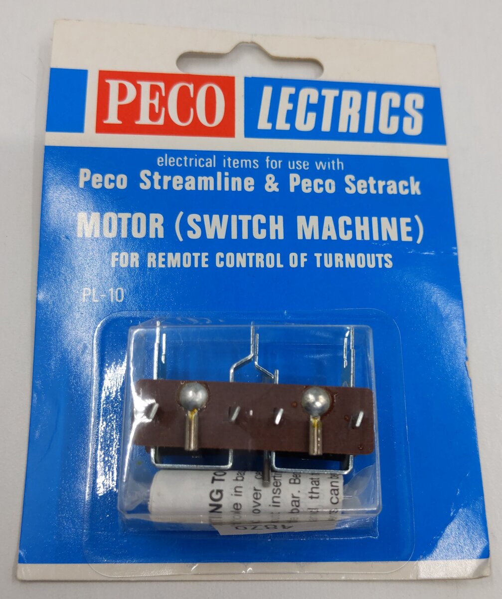 Peco PL-10 HO Scale Switch Machine Turnout Motor For Remote Control Of Turnouts
