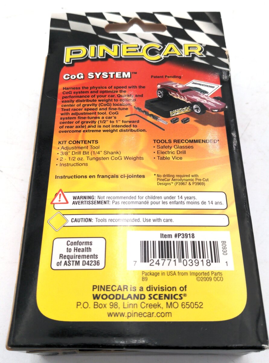 PineCar P3918 CoG System Kit