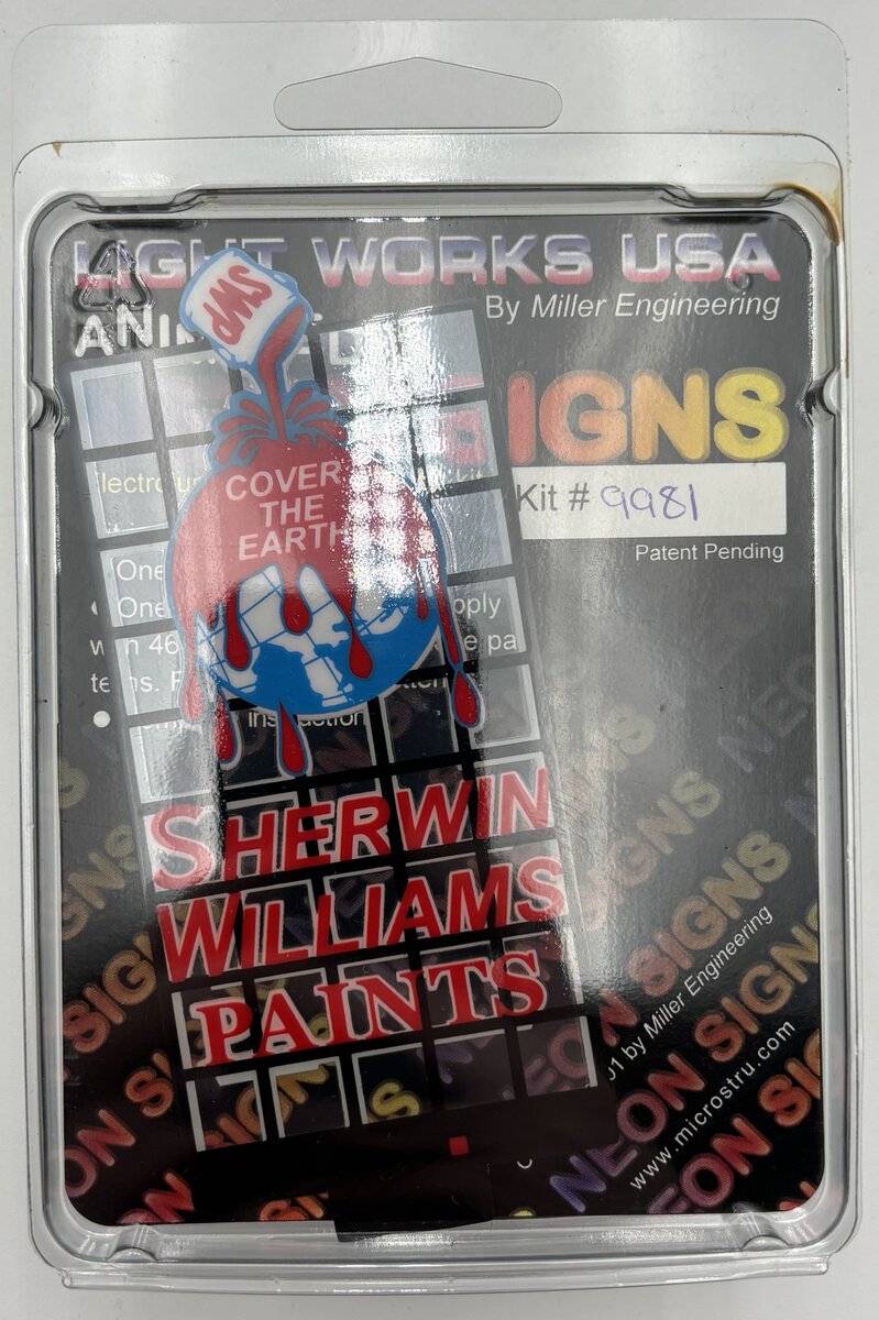 Miller Engineering 9981 HO/O Sherwin Williams Cover The Earth Animated Billboard