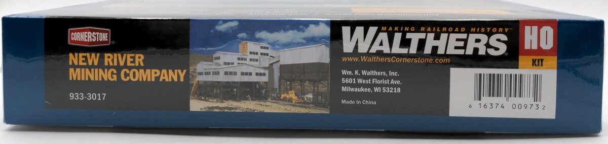 Walthers 933-3017 HO Scale New River Mining Company Main Building Structure Kit