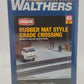 Walthers 933-3137 HO Scale Rubber Mat Style Grade Crossing Building Kit