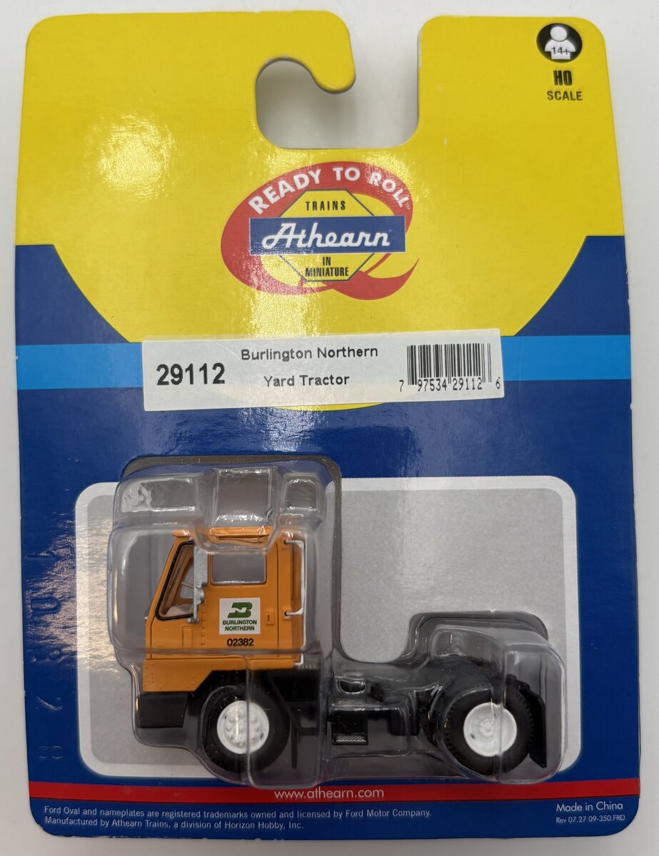 Athearn 29112 HO Scale Burlington Northern Yard Tractor Ready To Roll