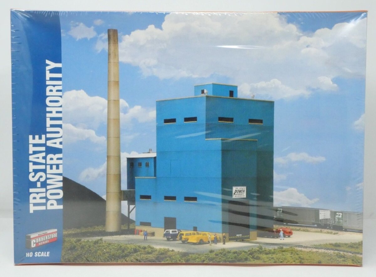 Walthers 933-3055 HO Scale Tri-State Power Authority Commercial Building Kit