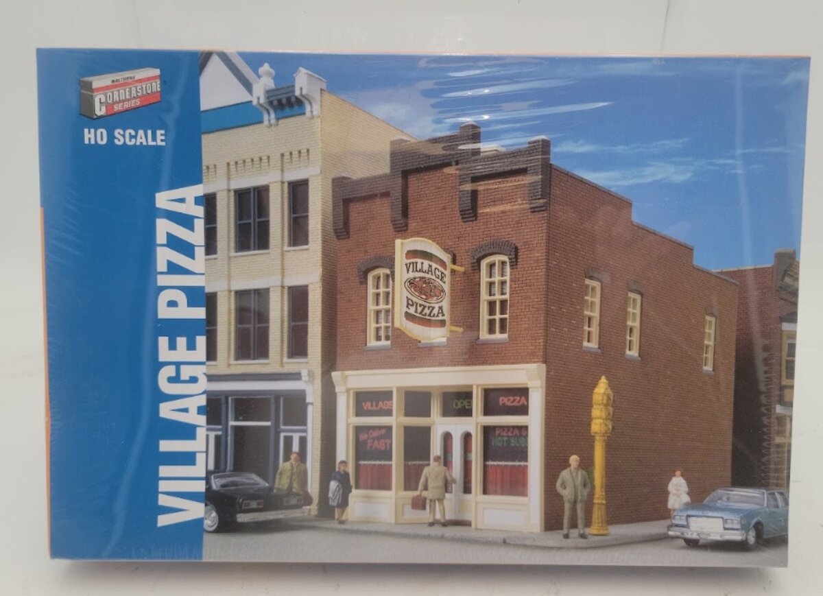 Walthers 933-3469 HO Scale CornerStone Series Village Pizza Structure Kit