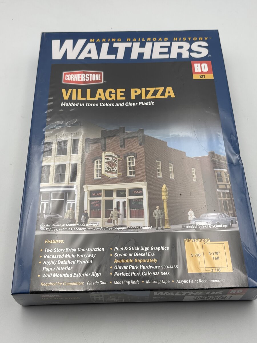 Walthers 933-3469 HO Village Pizza Structure Kit