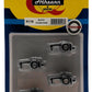 Athearn 91118 HO Black Trailer Dolly - RTR (Set of 4)
