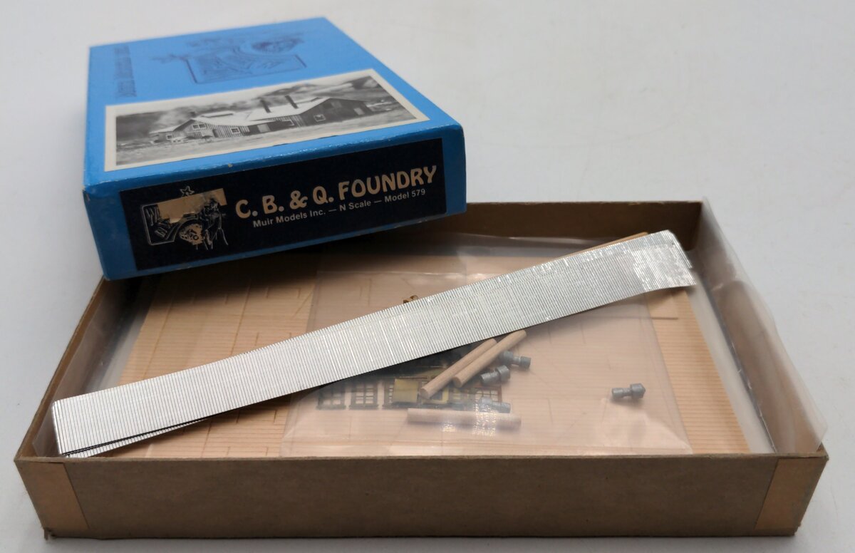 Muir Models 579 N Scale C.B. & Q Foundry Building Kit