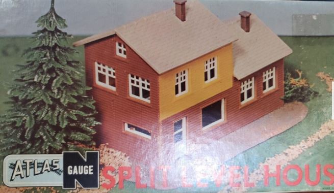 Atlas 2817-100 N Scale Split Level House Kit