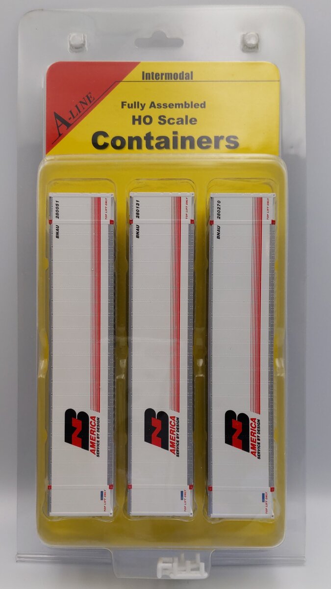 InterMountain (A-Line) 30412-01 HO 48' Smooth Sided Container BN (Black)