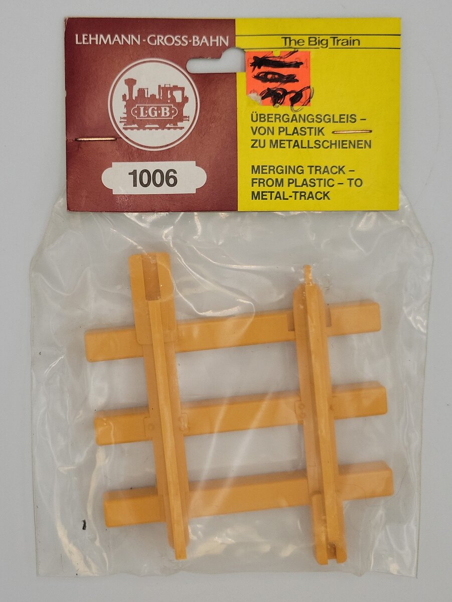 LGB 1006 Merging Track Section - Plastic to Metal Track