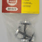 LGB 3019/2 Metal Wheel Set With Spoke Wheels/Pair