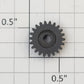 Lionel 246-221 Cluster Gear OT:22 IT:15 ID:1/8 OD:19/32 W:15/64