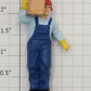 Lionel 12818-12 Freight Handler Figure with Box on Shoulder