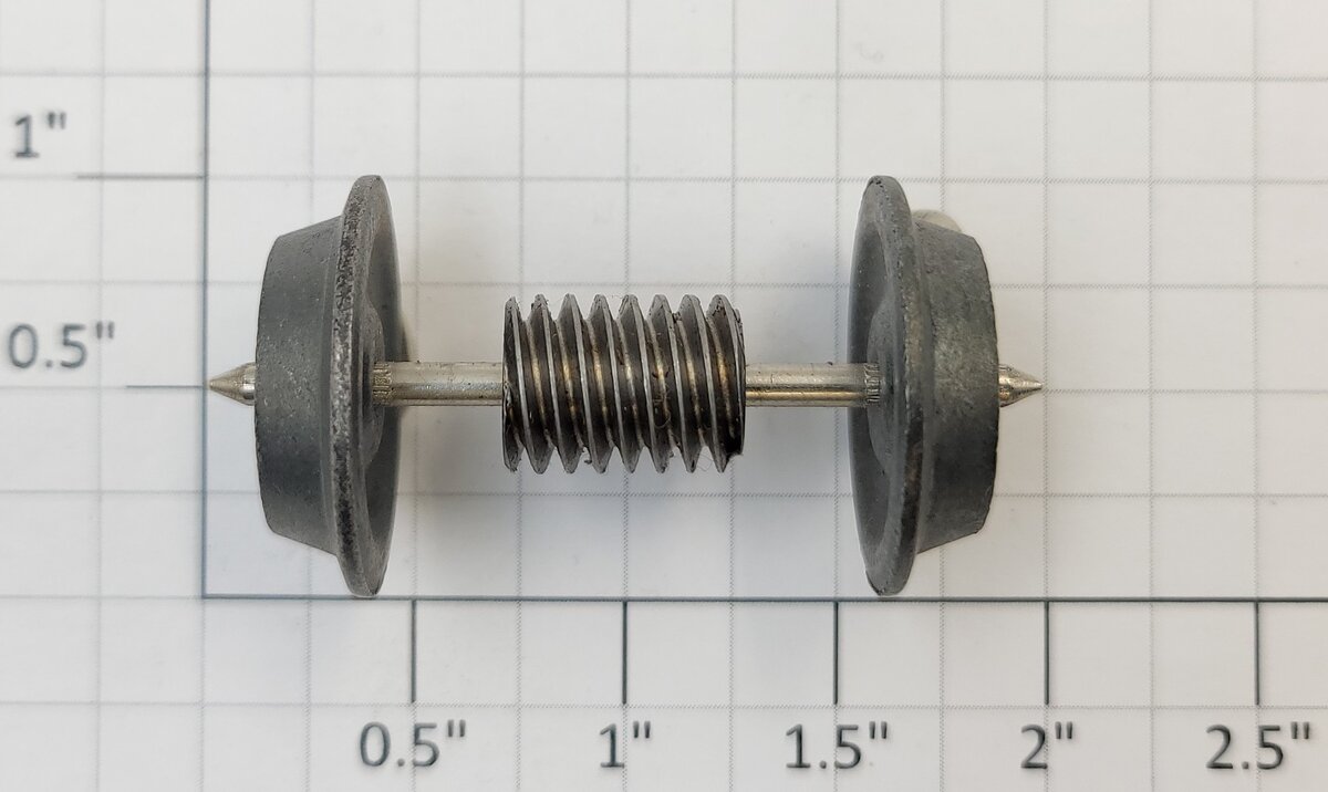Lionel 6652-54 Wheel Set with Worm Gear
