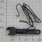 Lionel 18045-550 Black Diecast 2.44" Coil Coupler Assembly with Leads