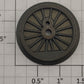 Lionel 18606-125 Black Diecast NYC 2-6-4 Steam Loco Plain End Wheel