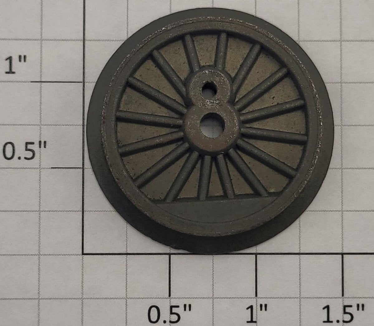 Lionel 18606-125 Black Diecast NYC 2-6-4 Steam Loco Plain End Wheel