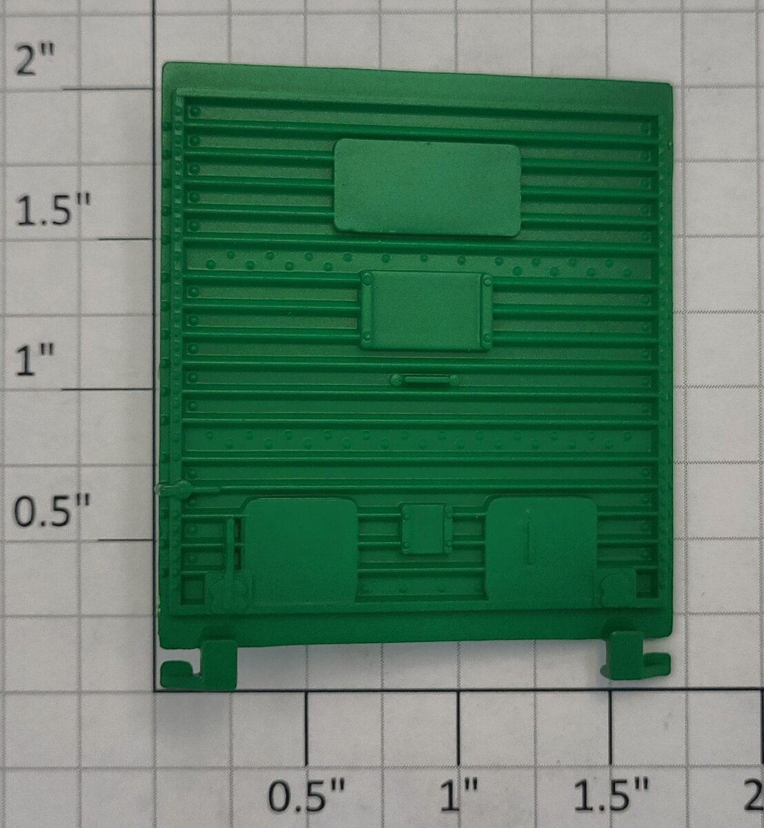 Lionel 19910-12 Green 5-Panel Boxcar Door with Guides