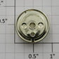 Lionel 85101-620 G Scale 0-6-0T Steam Locomotive Chrome Painted Cylinder Cap
