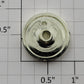 Lionel 85101-620 G Scale 0-6-0T Steam Locomotive Chrome Painted Cylinder Cap