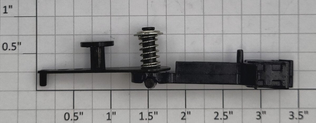 Williams WM-5 Black Diecast Coupler arm and Armature Assembly