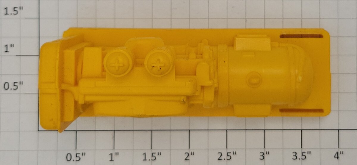 Lionel 6520-17Y Yellow Diesel Motor Housing & Generator w/o Back Cover