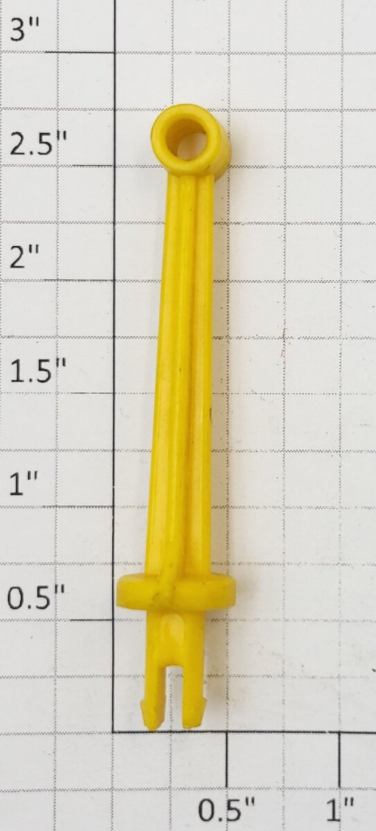 Lionel 419-6 O Gauge Heliport Light Yellow Antenna Post