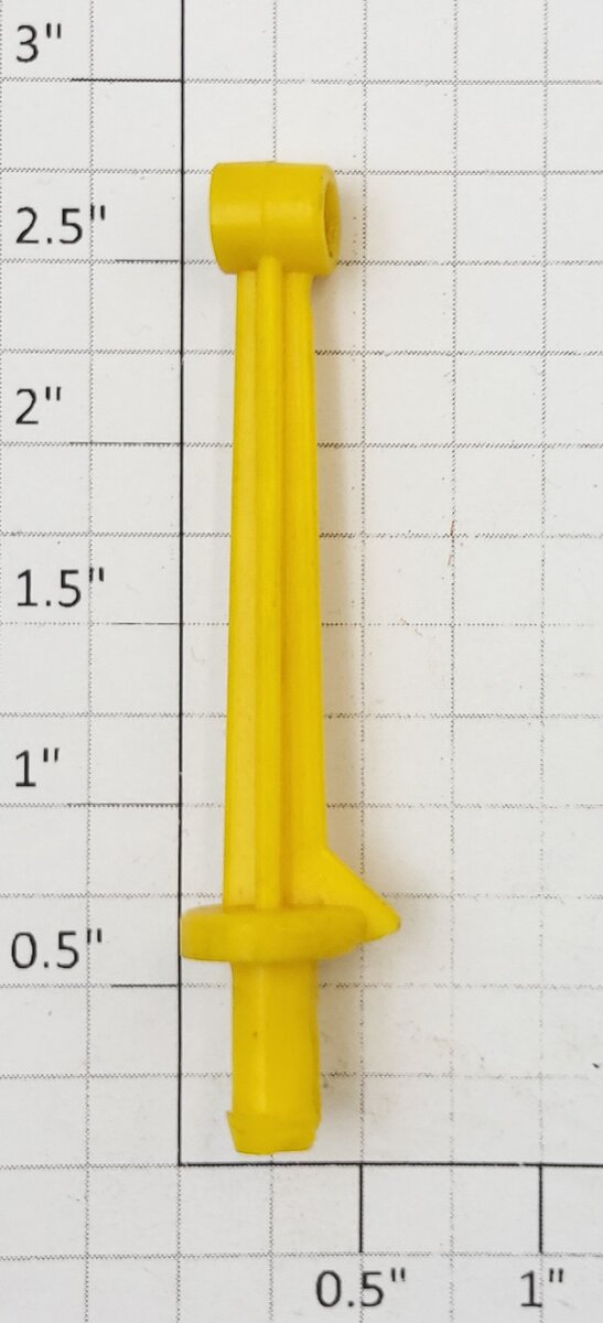 Lionel 419-6 O Gauge Heliport Light Yellow Antenna Post