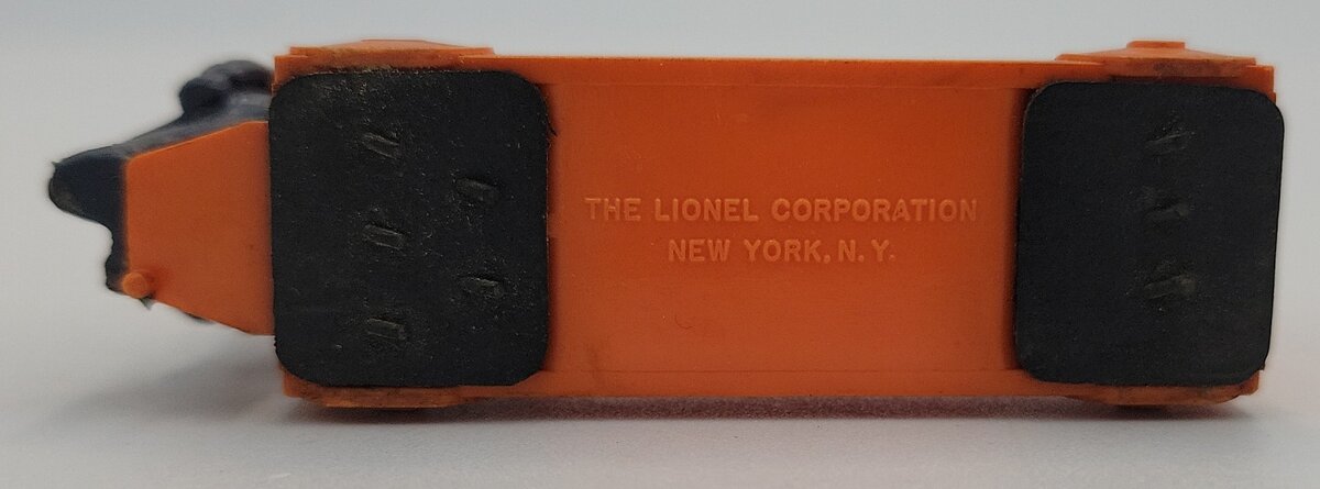 Lionel 356-35 Light Orange Baggage Cart and Unpainted Figure