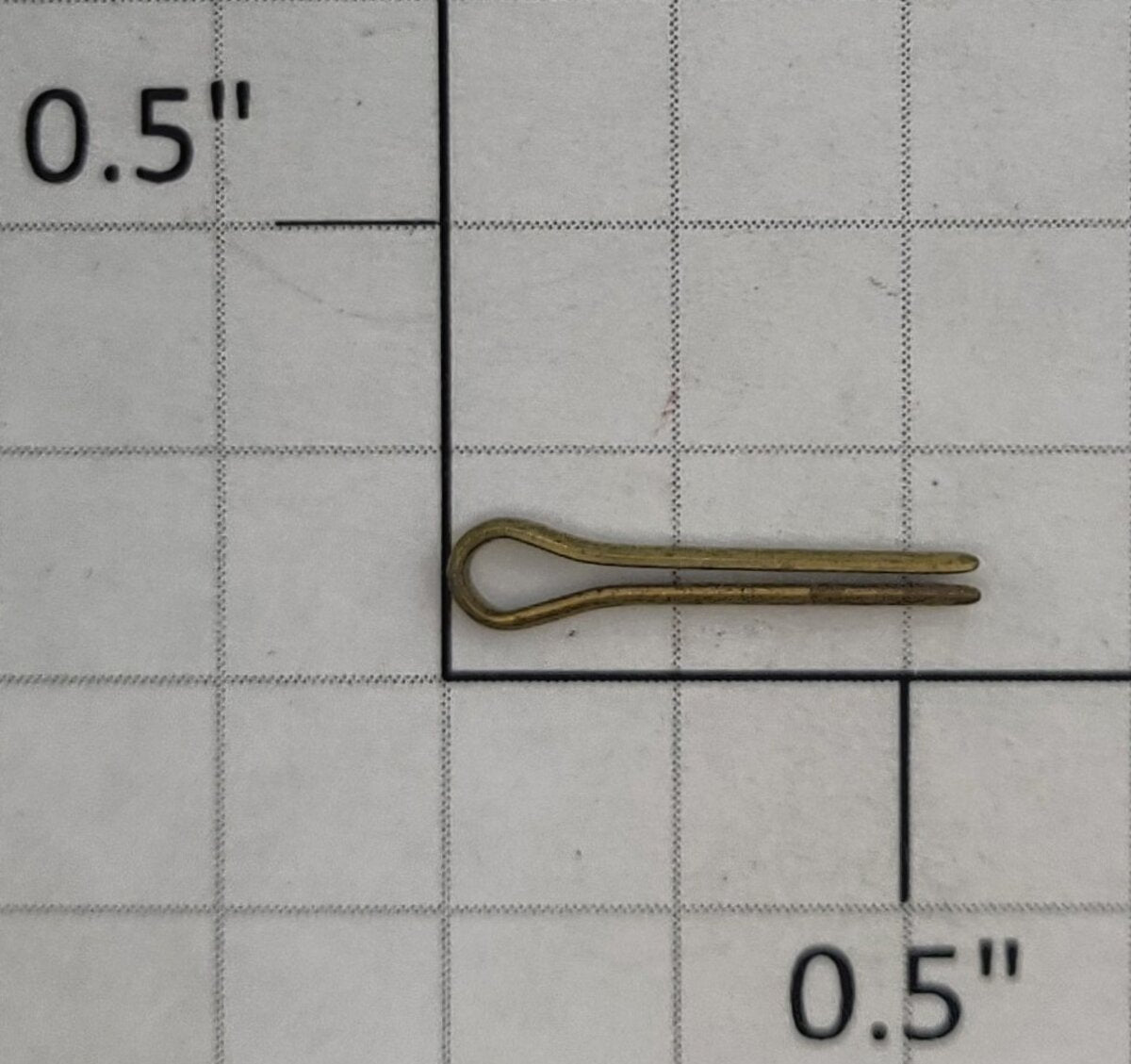 Lionel 1666E-11 Brass Handrail Cotter Pin