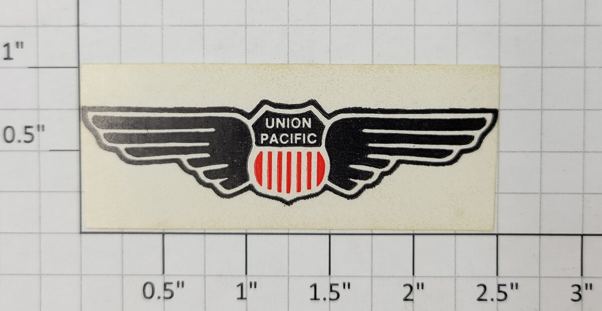 Lionel 2023-12 Union Pacific Nose Sticker Decal