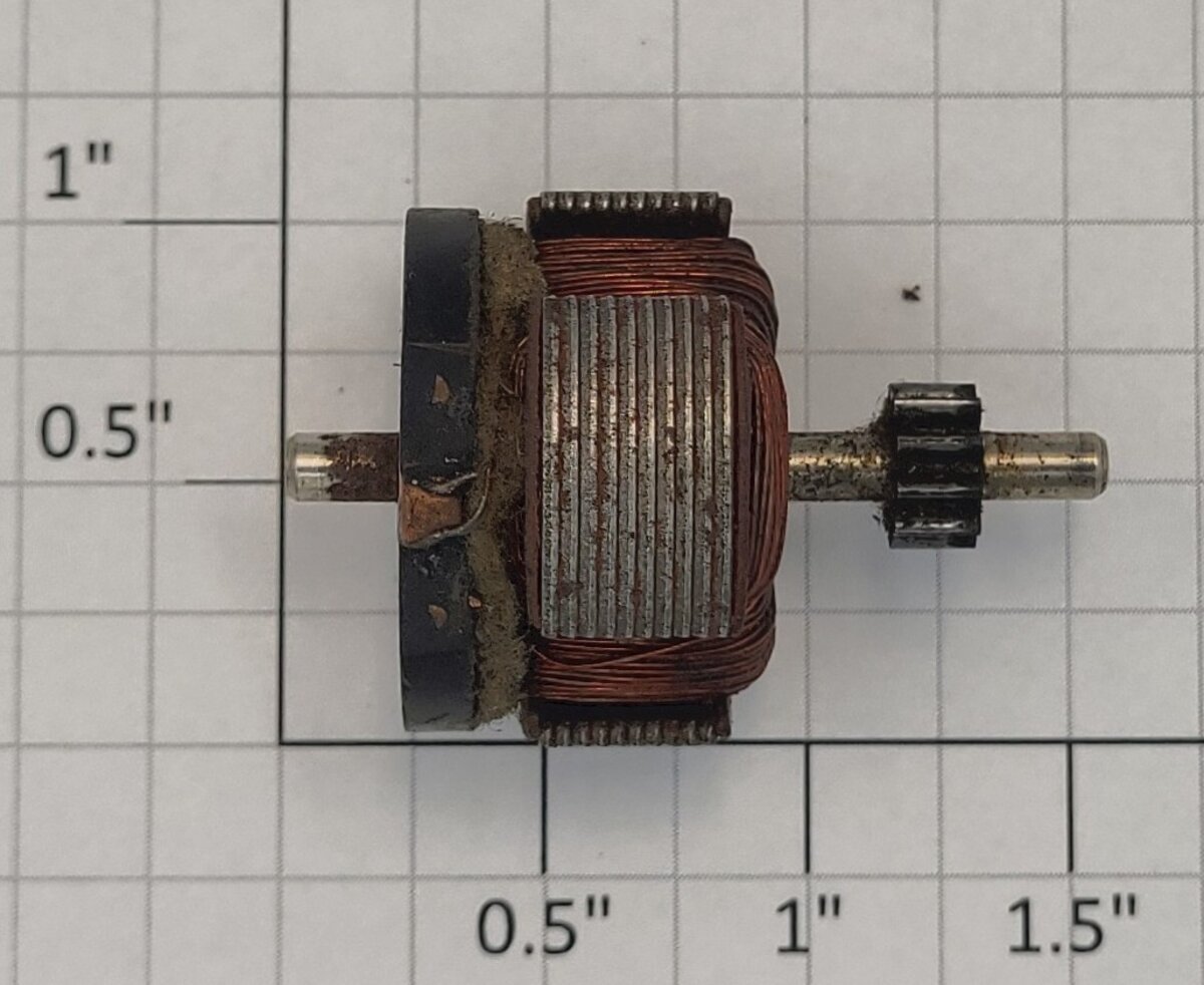 Lionel 2034-131 Motor Armature & Pinion