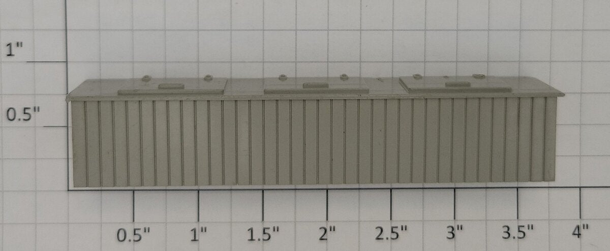 Lionel 2420-8 O Gauge Working Caboose Plastic Light Gray Toolbox