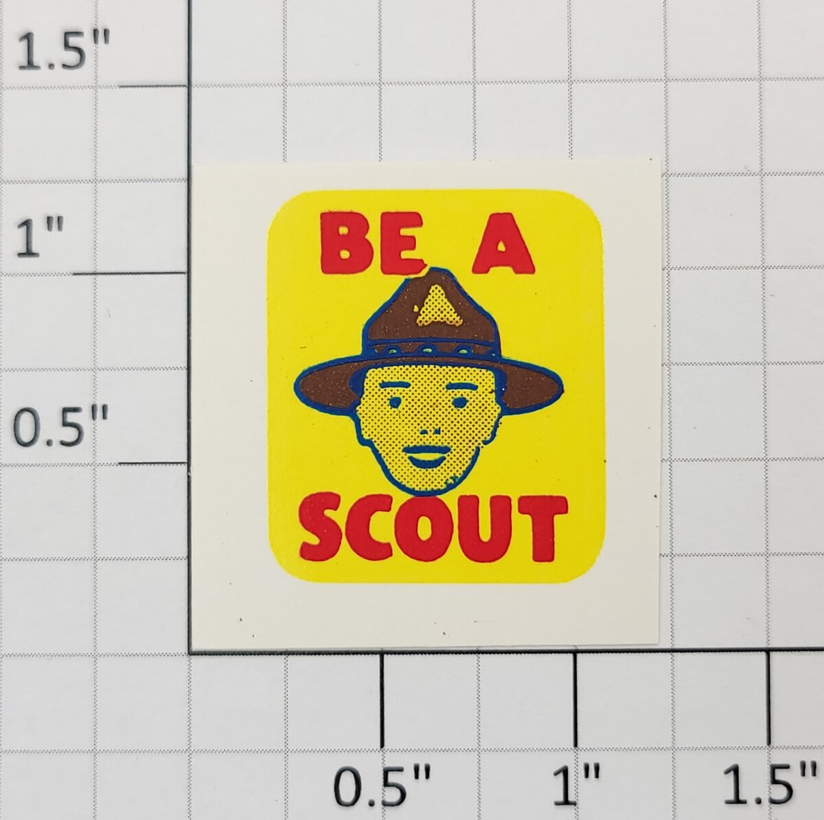 Lionel 256-39 "Be A Scout Boy Scout" Poster Sticker