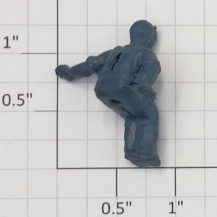 Lionel 50-84 O Gauge Blue Seated Fixed Crewman Figure