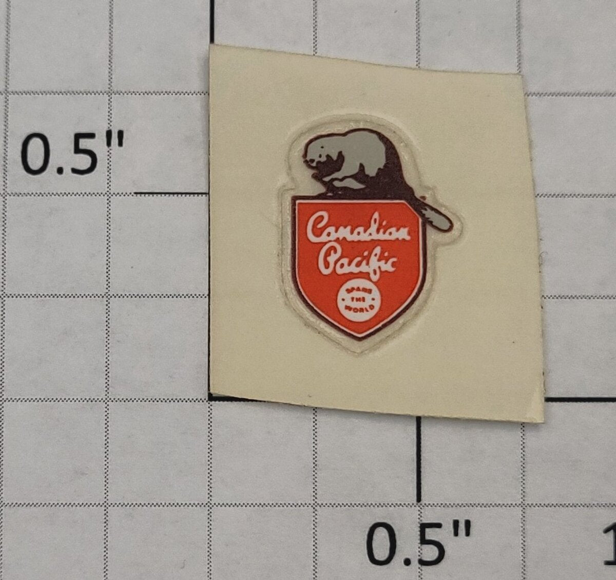Lionel 8152-10 Canadian Pacific SD24 Diesel Adhesive Sticker Nose Decal