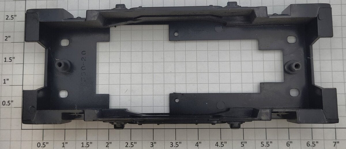 Lionel 8350-20 Black Plastic Switcher Chassis Frame