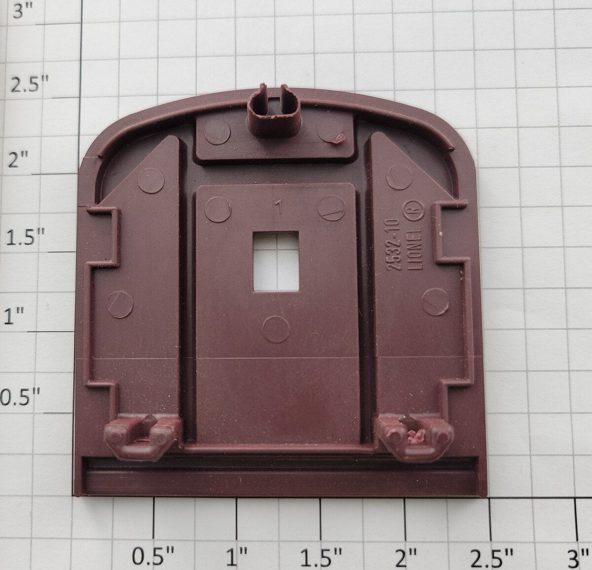 Lionel 9562-24 Tuscan Plain Passenger Car End