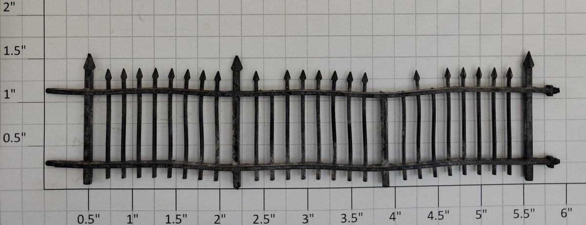 Lionel 256-10 Black 3-Section Plastic Fence