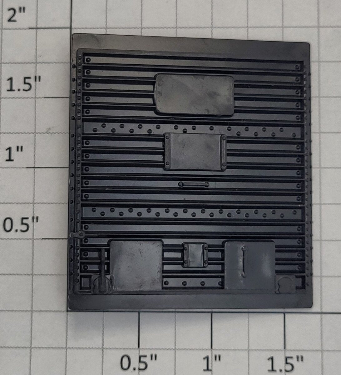 Lionel 9708-12 Black 5-Panel Boxcar Door without Door Guides