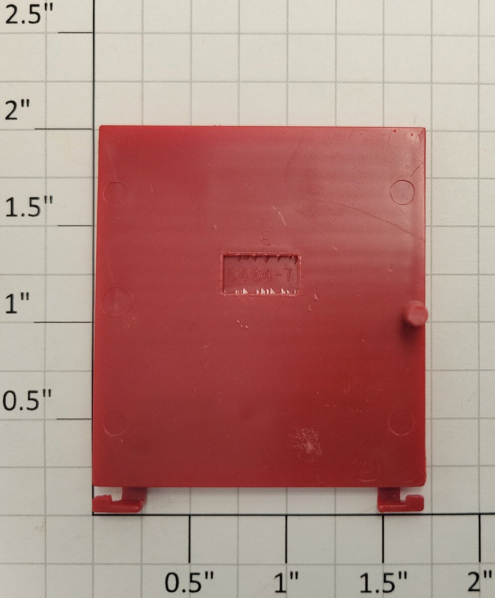 Lionel 6464-7R Red 5-Panel Box Car Door with Guides