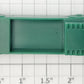 Lionel 2323-23 Dark Green Baggage Truck (Modern Design) with Painted Figure