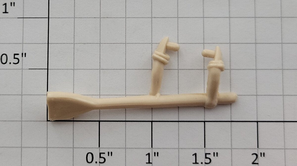Lionel 352-5 Beige Ice Man Paddle & Arms