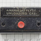American Flyer XA10961U S Gauge Black Unloading Car Control Button with Wire