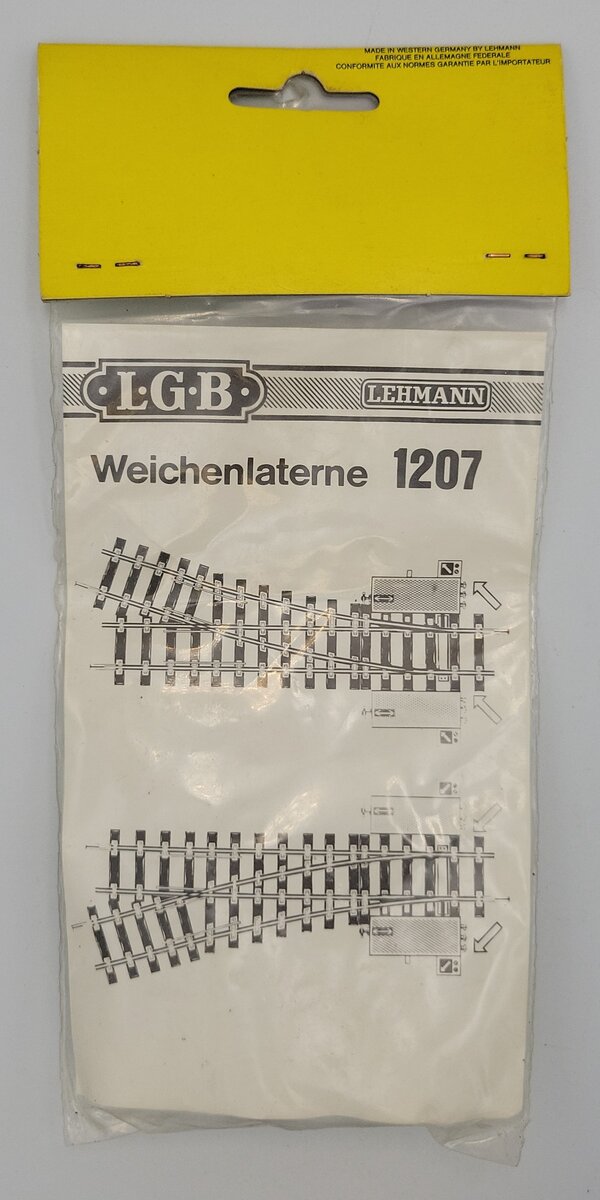 LGB 1207 G Gauge EPL Track Turnout Switch Lantern Replacement Hoods